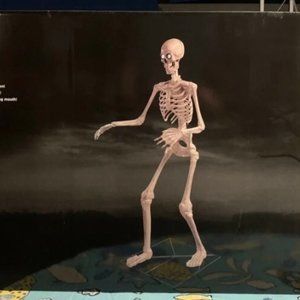 Spirit Halloween 6 Ft.Grim Awesome Skeleton Animatronic Prop In Hand Free Ship!